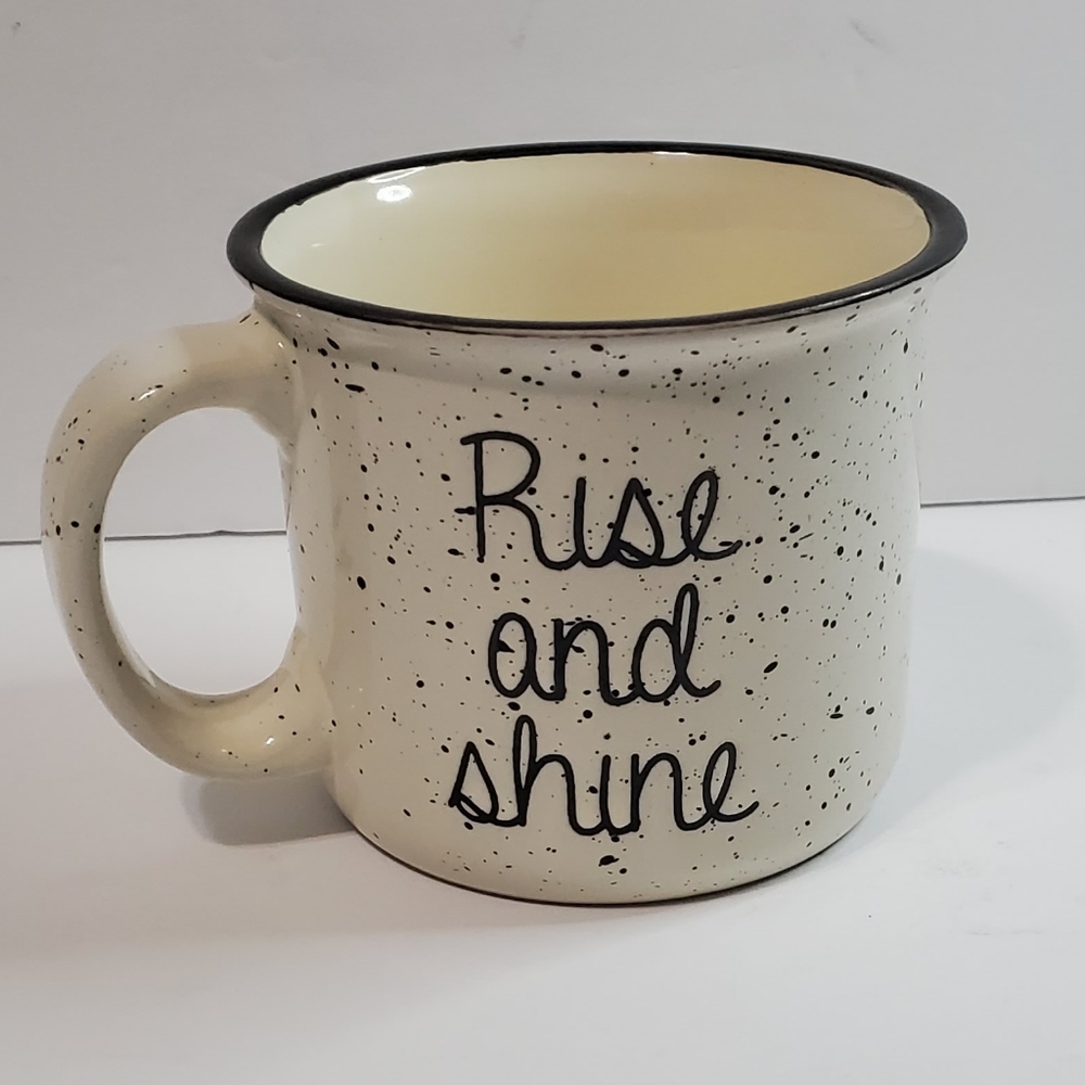 Rise & Shine Speckled Coffee Mug 16oz